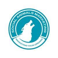 social animals marketing logo image