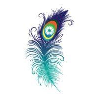 vibrant feather media logo image