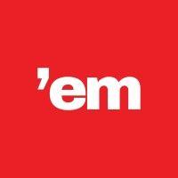 'em marketing house logo image