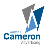 walter f. cameron advertising logo image