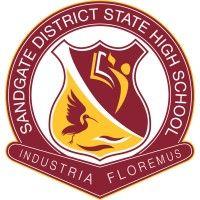 sandgate district state high school logo image