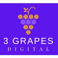 three grapes digital logo image