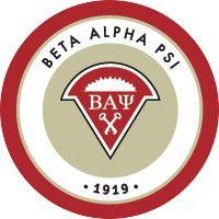 beta alpha psi at pace university logo image