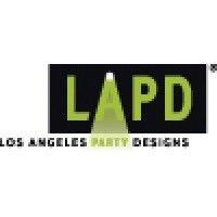 los angeles party designs logo image