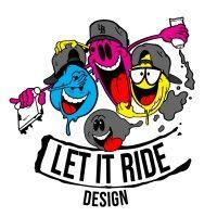 let it ride design logo image