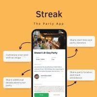 streak: the party app logo image