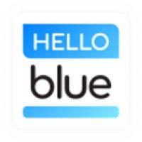 blue social logo image