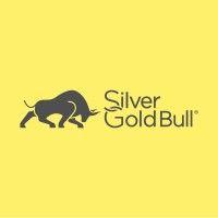 silver gold bull logo image