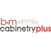 b and m cabinetry plus logo image