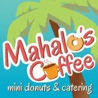 mahalo's mini donuts logo image