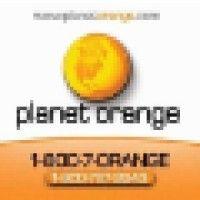 planet orange logo image