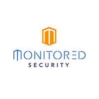 monitored security and fire logo image