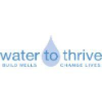 water to thrive logo image