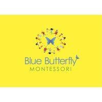 blue butterfly montessori logo image