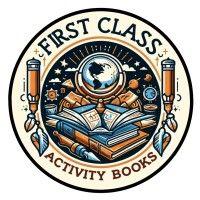 first class activity books logo image