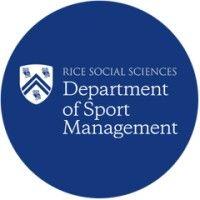 department of sport management, rice university logo image