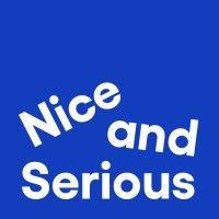 nice and serious logo image