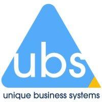 unique business systems logo image