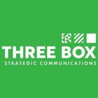 three box strategic communications logo image