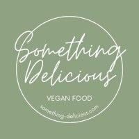 something delicious-vegan food logo image