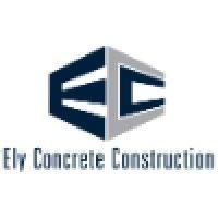 ely concrete construction logo image