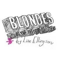 blondes make better t-shirts logo image