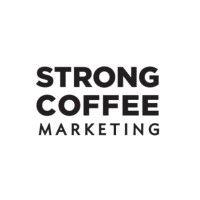 strong coffee marketing logo image