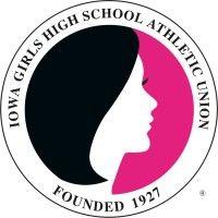 iowa girls high school athletic union logo image