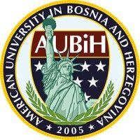 american university in bosnia and herzegovina logo image