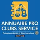 logo of Annuaire Pro Clubs Service Partenaire Des Districts Rotary 1660 1770