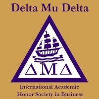 delta mu delta - international academic honor society in business (official) logo image