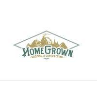 home grown roofing and contracting logo image