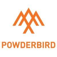 powderbird helicopter skiing logo image