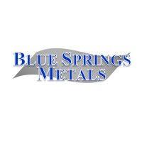 blue springs metals logo image