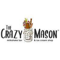 the crazy mason milkshake bar logo image