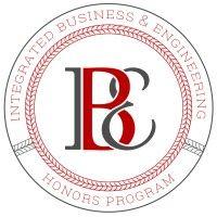 integrated business and engineering honors program logo image