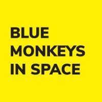 blue monkeys in space logo image