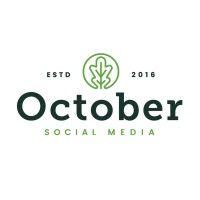 october social media logo image