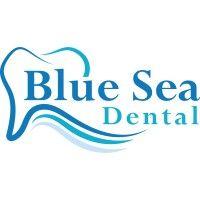 blue sea dental logo image