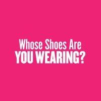 whose shoes are you wearing? logo image