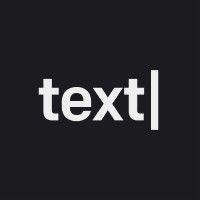 text logo image