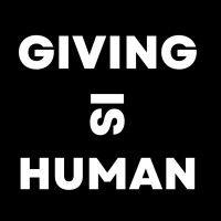 giving is human logo image