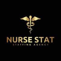 nurse stat staffing agency logo image