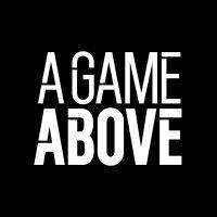 a game above logo image