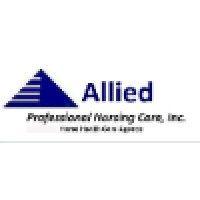 allied professional nursing care logo image