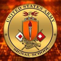 u.s. army signal school logo image