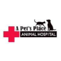 a pet's place animal hospital logo image