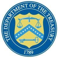 u.s. department of the treasury logo image