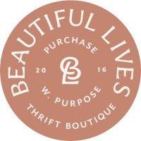 beautiful lives thrift boutique logo image