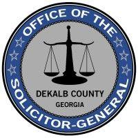 dekalb county solicitor-general's office logo image